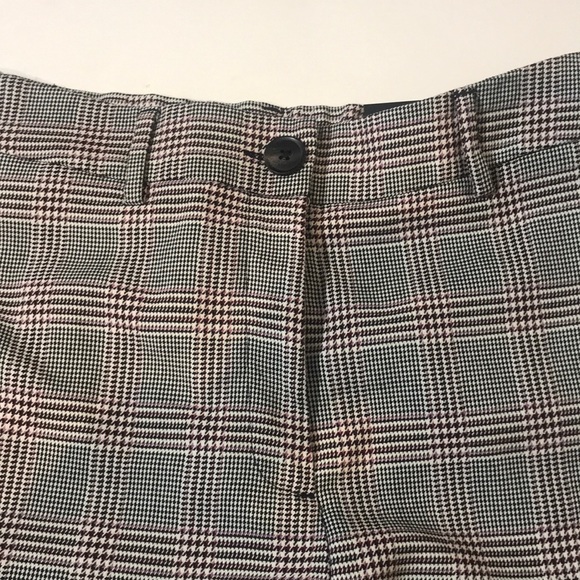🆕Sz 4 Plaid Wide Leg Crop Pant - Picture 5 of 8